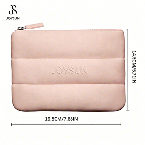 Bolsa de Aseo Impermeable de Neopreno Acolchada con Logotipo Personalizado JOYSUN, Bolsas de Viaje Acolchadas, Organizador de <span class=keywords><strong>Maquillaje</strong></span>, Bolsa para el Cuidado de la Piel - Product Image 1