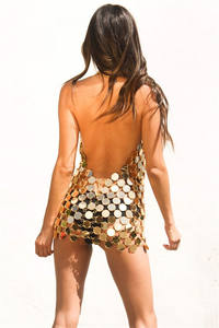 Ropa interior de moda para mujer, lencería Sexy de luna de miel, regalos de historia, joyería Sexy, cadena de cuerpo de lentejuelas de Metal - Product Image 2