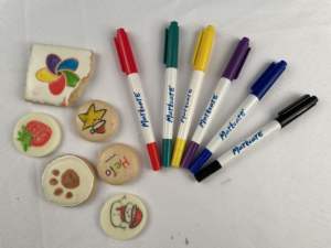 Herramienta de decoración de pasteles de grado alimenticio para marcadores de <span class=keywords><strong>tinta</strong></span> <span class=keywords><strong>comestible</strong></span> para hornear pintados DIY para niños - Product Image 3