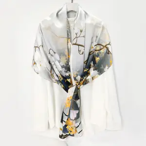 dress fluffy embellished muffler cotton voile square printing linen bag with on handle lap scarves scarf