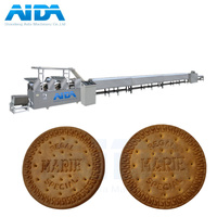 Four tunnel à gaz entièrement automatique haute capacité pour la production de sandwichs, cupcakes et sodas, avec stérilisateur alimentaire et pétrin pour la pâte