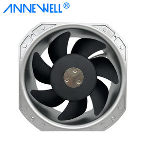 Kipas pendingin AC bilah logam 225mm, kipas pendingin Ac 22580 225*80mm 220/380v aliran udara besar, kipas pendingin Motor elektrik untuk sistem pendingin CPU - Product Image 2