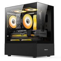Komputer Desktop G30 E5 2673 V3 32GB 500G 1TB SSD RX550 4G Dua Belas Inti Win11 PC Komputer Desktop Desain Gambar Gaming PC Gamer