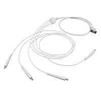 AOHUA Personnalisé USB 2.0 à DB-9 prise de signal mâle femelle moulée avec câble blindé pour équipement Led