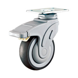 3 ''4'' 5 ''Hochleistungs-medizinische Rollen Abschließbare stumme Gummi profile für Krankenhaus betten Medizinische Wagen Instrumenten wagen - Product Image 6