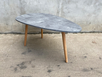 Meubles de salle à manger Table basse en MDF Vente directe d'usine Europe Table d'appoint au design moderne Table basse pieds en bois pour café