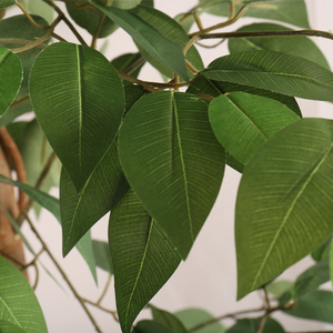 Hierba Artificial de Ficus de Plástico con Hojas de Tacto Natural para Decoración del Hogar y Jardín, Resistente a los Rayos UV y al Fuego, 180 cm, Gran Venta <span class=keywords><strong>2022</strong></span> - Product Image 3