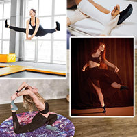 Chaussettes de yoga antidérapantes à cinq doigts pour femmes, Pilates, fitness