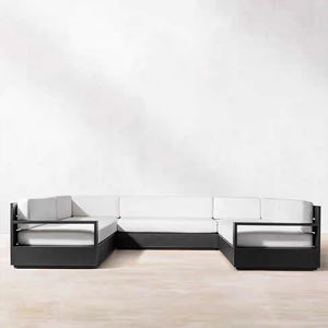 <span class=keywords><strong>Sofa</strong></span> luar ruangan kustom, kelas atas halaman tahan air tahan matahari luar ruangan furnitur aluminium Aloi taman balkon kombinasi <span class=keywords><strong>Sofa</strong></span> - Product Image 6