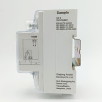 Reallin-Medidor de energía de 65A monofásico, medidor de frecuencia RS485 para monitoreo de energía, pila de carga EV, certificado por UL, 1/D, 1/2