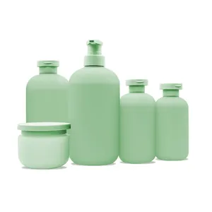 Lusso verde scuro azzurro arancione e giallo bambino vuoto lozione pompa Shampoo e balsamo bottiglie bottiglie crema 500 Ml