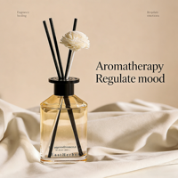 Diffuseur de parfum en verre de qualité supérieure, parfum d'ambiance longue durée, arôme luxueux provenant d'un fournisseur de premier plan