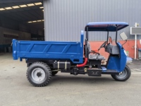Mini Dumper Diesel a Tre Ruote Cinese, Carico Pesante 3 Tonnellate, Camion Ribaltabile Idraulico per Miniere Sotterranee