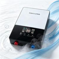 Chauffe-eau électrique instantané sans réservoir, fixation murale adhésive sans perçage, affichage numérique intelligent, pour salle de bain