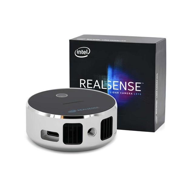 Intel RealSense L515 Solid State LiDAR Depth Camera, 9m Range, 6 Axis IMU, MEMS Mirror Technology for 3D Scanning & Robotics