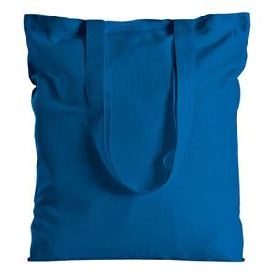 Bolsa de Compras Personalizable de Manga Larga, 130g, Lona Azul Rey, Grande, para Uso Diario, con Asa para el Hombro - Product Image 1