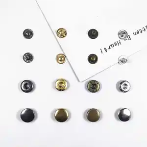 यूरोपीय मानक प्लेटिंग राउंड स्नैप बटन कस्टम लोगो धातु उत्कीर्ण स्नैप बटन
