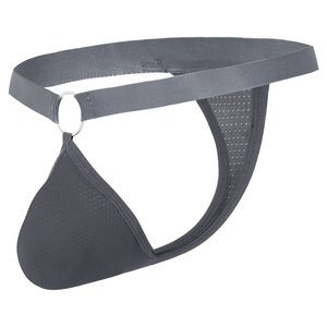 <span class=keywords><strong>8</strong></span> cores dos homens macio e respirável baixa ascensão bolsa espaçoso underwear sexy malha diária tanga - Product Image 4