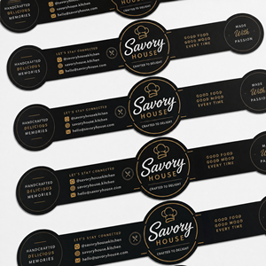 Etiquetas de Seguridad a Prueba de Manipulación Personalizadas para Tapas de Vasos de Café, Etiquetas Impermeables para Entrega de Alimentos con Diseño de Logotipo Personalizado - Product Image 1