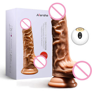 Telecomando senza fili enormi Dildo ventosa pene intimity Phallus grandi giocattoli realistici del sesso del vibratore del Dildo per le donne adulte - Product Image 1