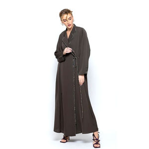 Muslim Dress Eid Abaya Russian <strong>Uk</strong> Us Kimono Blue Traditional Muslim Clothing&amp;Accessories - Product Image 3