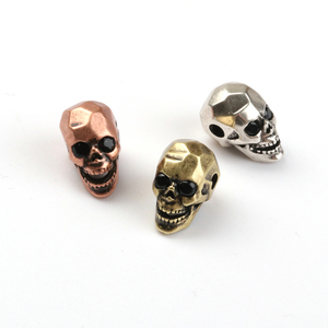 Blank Eyes Skull Spacers DIY Trendy Men Bracelets&amp;bangles Copper <strong>Supplies</strong> for <strong>Jewelry</strong> Making Wholesale Tengyue <strong>Brand</strong> Skeleton - Product Image 5