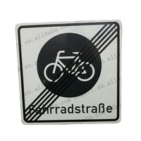 Plaque de signalisation routière en métal réfléchissant, panneau de signalisation routière en aluminium, panneau de sécurité routière en métal, plaque murale en étain
