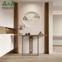 Meuble de salon en bois oriental de luxe SLS, écologique, couleur et design personnalisables, buffet