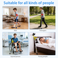 SUNCARE SC1033FR-K Canne et béquilles réglables en hauteur, sûres et confortables pour les enfants, pour leurs besoins en mobilité