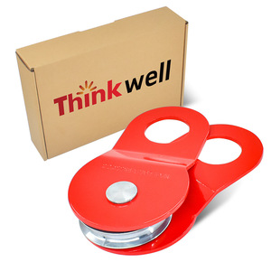 Thinkwell Tow <b>Hook</b> 8T 10T 4T Forged Aluminum Alloy Pulley Block Red Emergency Rescue <b>Tool</b> - Product Image 1