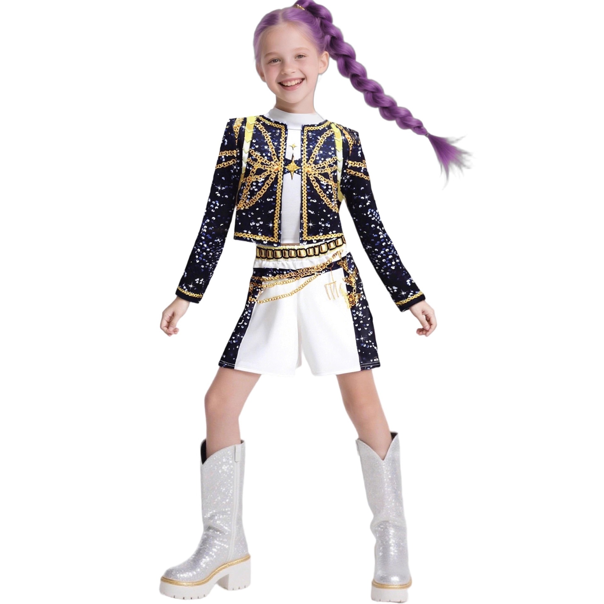 Funidelia | Costume Batman TDK Deluxe - Il Cavaliere Oscuro Per Bambino Supereroi, DC Comics - Costume Per Bambini E Accessori Per Feste, Carnevale E - Foto 6