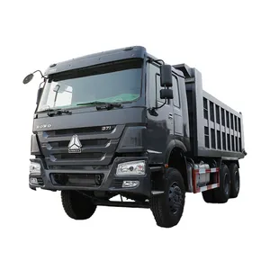 New V7-X Model Second Hand 20 30 40 Tons 371 375 HP 6x4 10 Wheel Dump Truck Sinotruk Howo Euro 2 Mining Tipper Truck Price