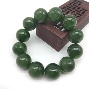 Green jadeite jade bangle Green Hetian Jade beads bracelet