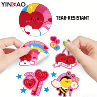 Pegatinas Decorativas Personalizadas, Impermeables, Autoadhesivas, de Vinilo, Estilo Retro Vintage Rosa, Estética INS, para Álbumes de Recortes y Diarios, con Corte Kiss Cut