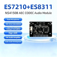 ES7210+ES8311+NS4150B Modul Audio AEC CODEC Mikrofon Ganda dengan Fitur Barge-In Suara Real-Time dan Penggangguan Suara Real-Time