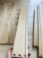 Planche de tiroir latérale en bois massif de Paulownia, style traditionnel, avec finition UV