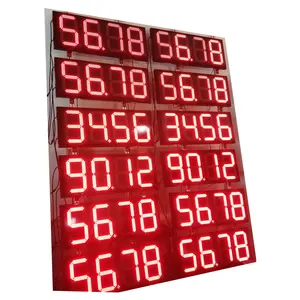 Segnaletica digitale e display schermo led prezzo di fabbrica esterno per distributore di benzina