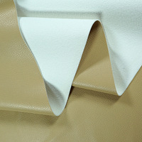 Cuir PU gaufré direct usine, finition grain de litchi, avec envers en velours de coton synthétique – Résistant à l'abrasion pour canapés et bagages