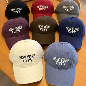 Wholesale Adjustable Custom 5/6 Panel Dad <b>Hat</b> 3D Embroidery Logo NEW YORK Baseball Caps Sporty Unisex Common Fabric - Product Image 4