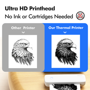 <span class=keywords><strong>Imprimante</strong></span> thermique LUCK JINGLE A4 pour documents administratifs de <span class=keywords><strong>bureau</strong></span>, impression de petites factures, importateurs, exportateurs, douane - Product Image 5