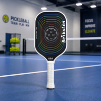 Paddle Pickleball Serat Karbon T700 Langsung dari Pabrik, Standar, Logo Custom, Inti Busa Thermoformed Gen4, Disetujui USAPA, OEM