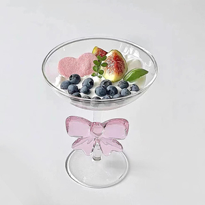 Gobelet en verre de style créatif, nœud papillon rose, léger, gobelet de luxe, coupe cocktail, <span class=keywords><strong>verrerie</strong></span> pour ustensiles de cuisine, fête et événement - Product Image 6