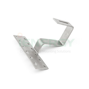 Support de fixation solaire galvanisé à chaud pour toit en tuiles, 180 degrés - Product Image 1