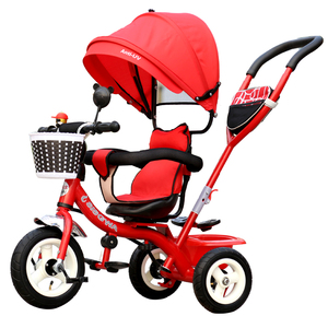 Premier <span class=keywords><strong>tricycle</strong></span> pour garçons et filles, vélo à pousser avec poignée parentale, <span class=keywords><strong>tricycle</strong></span> à 3 roues - Product Image 5