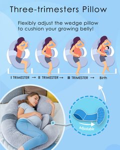 Almohada Para Embarazada Femme enceinte Soutien du ventre <span class=keywords><strong>Meilleur</strong></span> E Shape Wedge Maternité <span class=keywords><strong>Grossesse</strong></span> <span class=keywords><strong>Oreiller</strong></span> en forme <span class=keywords><strong>de</strong></span> c pour les femmes enceintes - Product Image 4