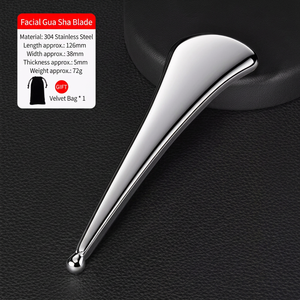 Stylo de massage facial en acier inoxydable 304, couteau fascial, masseur de cou, stylo de pression des points méridiens, tige de traction osseuse, stylo de poussée osseuse - Product Image 6