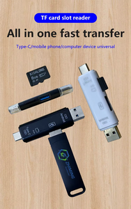 Multifuncional <span class=keywords><strong>5</strong></span> en 1 USB 3,0 Tipo C / USB / Micro USB SD <span class=keywords><strong>TF</strong></span> Lector de tarjetas de memoria Adaptador OTG - Product Image 5