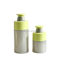 Bouteilles de shampooing et d'après-shampooing en PET de luxe, nouveau design, 300 ml et 500 ml, flacon pompe en plastique unique personnalisé, logo personnalisable