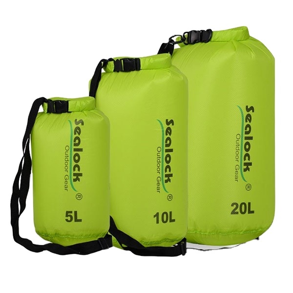 Waterproof Nylon for Outdoor Hiking Diving Camping with 5L to 30L Capacity Options Lightweight TPU Material Travel Dry Bag