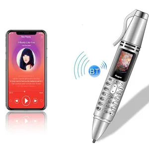 On Stock Multifunctional Remote AK007 Mobile Phone Support Dual SIM Dual Standby Noise Reduction Back-clip Recording Pen